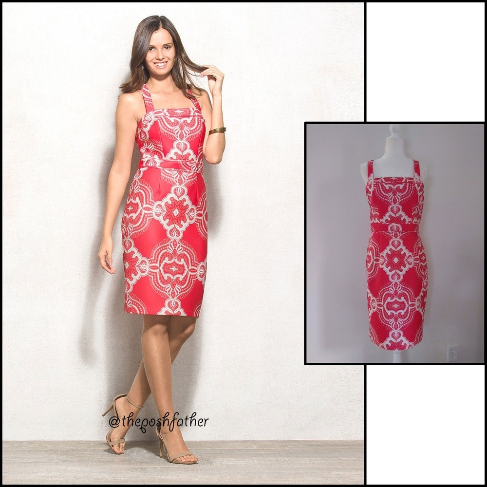 NWOT Lovely By Adrianna Papell Paisley Print Dress